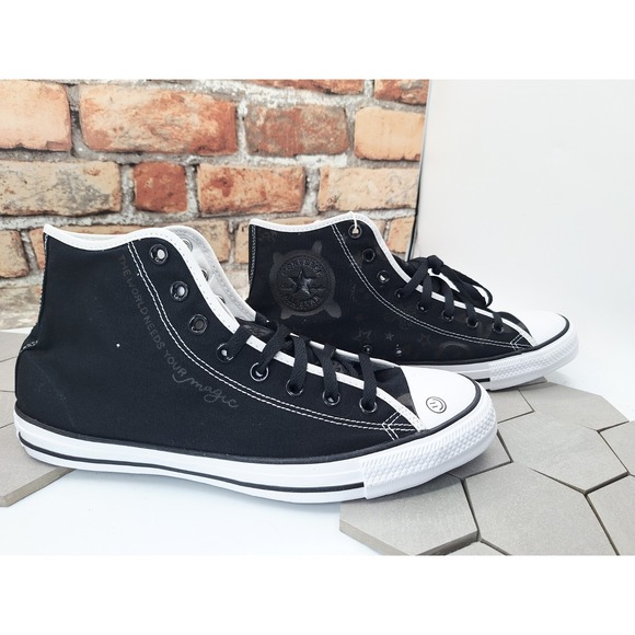 Converse Other - Converse Custom Ctas Hi Y2K Icon Print‎ Smiley Stars Butterfly Men Sz 10.5